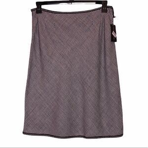 ANN KLEIN New York Linen Career Skirt Size 12